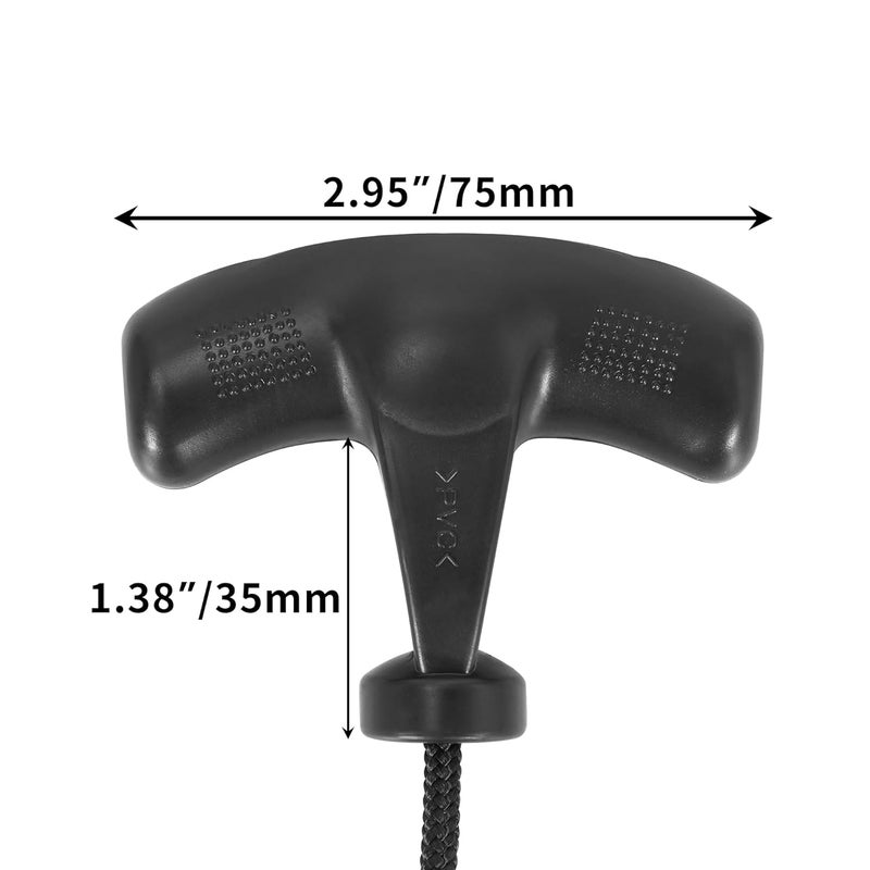 RUTU Recoil Starter Pull Start Rope Cord Handle for Lawn Mower Generator Water Pumps Pressue Washers Air Compressor Log Splitter Mini Bike Go Kart - Image 2